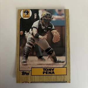 1987 Topps Tony Pena Baseball Card #60 Pirates Catcher “Miscut” - Picture 1 of 5