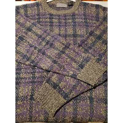 Suéter David Taylor Cuello Redondo Púrpura -Tostado XL Foto 1 de 4