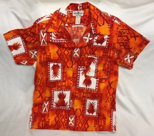 De colección HUKILAU Moda Piña Hawaiana Cuello Lazo TELA DE CORTEZA Para Hombres Talla M - Imagen 1 de 8