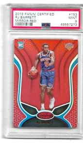 Panini 2019 Certified Mirror Red-RC-R, J. Barrett-Knicks-PSA MINT 9 - Foto 1 di 2