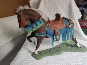 Rare Vintage 1969 REMCO Actions Stallions Kit #5190 Knights Charger Horse Built - Picture 1 of 10