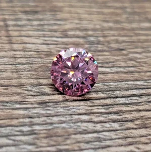 5 Ct baby pink Diamond Loose 11M Round Cut VVS1 D Grade solitaire Gemstone1+Gift - Picture 1 of 7
