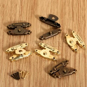 Antique Vintage Decorative Jewellery Box Latch Catch Gift Wood Chest Hasp Lock - Picture 1 of 14