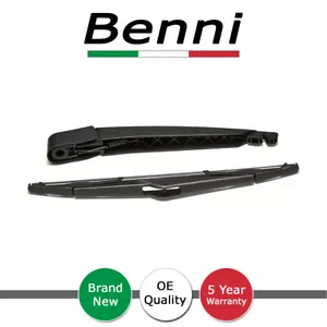 Benni Windscreen Wiper Arm + Blade Rear Fits Smart Forfour 454 1.3 Petrol 2004-2 - Picture 1 of 9