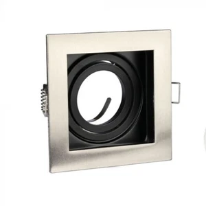 V-TAC VT-781SQ Portafaretto quadrato orientabile da incasso per lampade gu10-gu5 - Foto 1 di 4