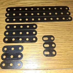 12 X PZ (3 CADAUNO #501/502/503/513)MECCANO ELEKTRIKIT STRISCIA ISOLANTE/PIASTRA DI PESCE - Foto 1 di 1