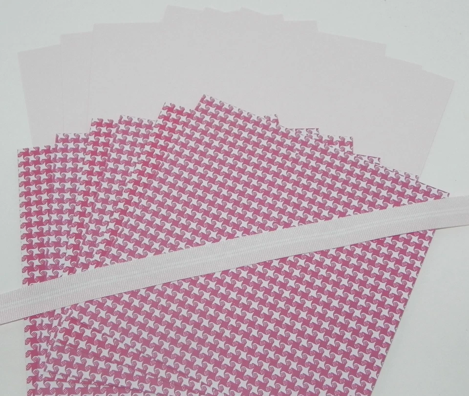 DISEÑOS DE PIRUETA ROSA 6X6 PAPEL DE DISEÑO A2 CARTULINA ESTAMPADO GCD Foto 1 de 1