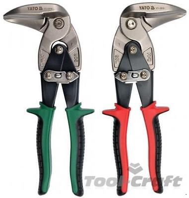 Yato Professional Tin Snips Vertical Off Set Left & Right Cutting Serrated Edges • 21.99£