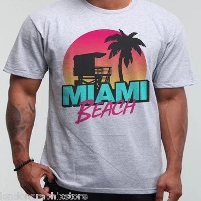 Miami beach, T-Shirt, SOBE, south beach, Miami, florida, party, surf, cotton - Image 1 of 3