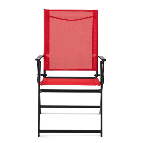 Greyson Square Set of 2 Outdoor Patio Steel Sling Folding Chair Cover