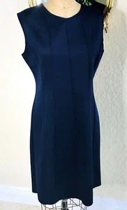 Vestido ajustado de buceo VINCE CAMUTO para mujer azul marino talla I pequeña I carrera empresarial - Imagen 1 de 8
