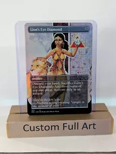 Lion's Eye Diamond Foil Custom sticker on bulk MTG Commander - Imagen 1 de 2