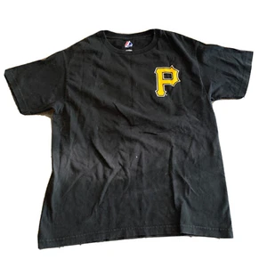 Majestic Andrew McCutchen Pittsburgh Pirates Jersey Shirt Kids Size L Baseball - Picture 1 of 4