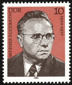 East Germany - DDR - 10p Werner Eggerath Labr Leader Issue # 2096 Mint NH F-VF - Picture 1 of 1