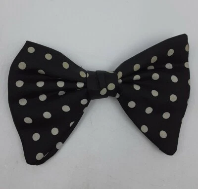 Pajarita con clip vintage resistentes al óxido clips azules con lunares pajarita Foto 1 de 4