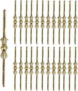 300Pcs Bow Tie Crystal Connectors, Chandelier Connectors Clips Pins, Lamp Part - Picture 1 of 12