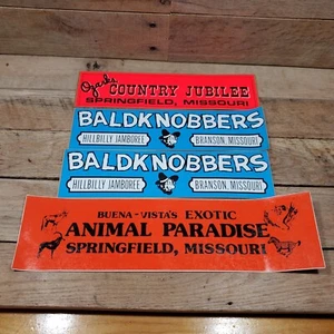 VTG Branson Baldknobbers Ozarks Country Jubilee Buena Vista Bumper Stickers - Bild 1 von 4