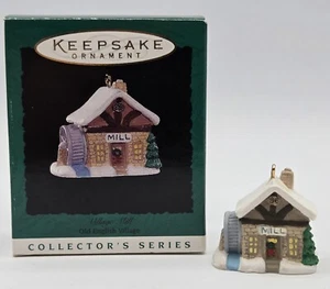 Hallmark Keepsake 1996 miniatura ornamento Village Mill #9 en Old English Village - Imagen 1 de 13