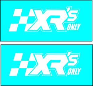 XR's ONLY Seat Stencils x 2 - Picture 1 of 1