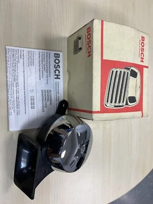Bocina cromada Bosch 500Hz. Para Mercedes Porsche VW vintage Foto 1 de 4