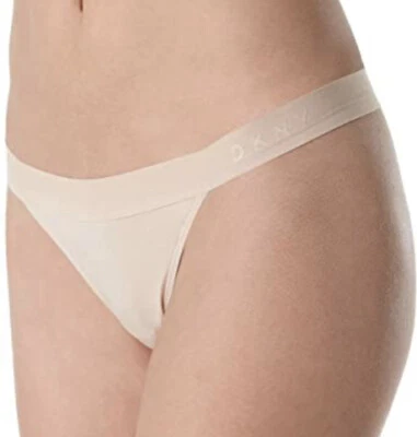DKNY 177698 Mujer Íntima Clásica Beige Tanga Ropa Interior Talla X-Grande Nuevo con Etiquetas Foto 1 de 4