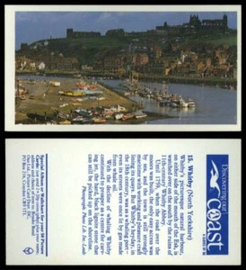 Whitby #15 Discovering Our Coast 1989 Brooke Bond Tea Card - Picture 1 of 1