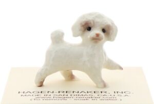 Maison de Poupées Miniature Handmade Ceramic Poodle