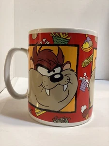 Vintage 1994  Looney Tunes Taz Mug Warner Bros. Taz the Tasmanian Devil Cup - Picture 1 of 9