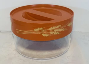 Pyrex Wheat Pattern Glass Canister - Picture 1 of 12