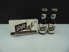 Vtg 4" Schlitz Beer Salt & Pepper Shakers Long Neck Glass Bottles Original Box