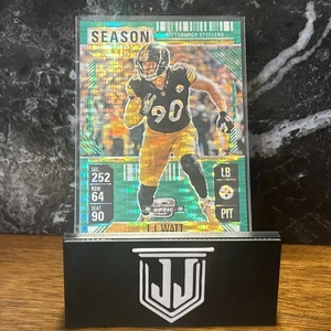 2024 Panini Contenders Optic - Season Ticket #47 T.J. Watt Green /49 - Picture 1 of 2