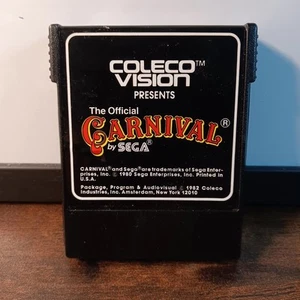 Vntg 1982 Used Untested COLECO Vision The Official Carnival By SEGA Made In USA - Picture 1 of 2