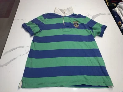 Polo Rugby Ralph Lauren 2004 Vintage Parche Grande #9 XL Foto 1 de 2