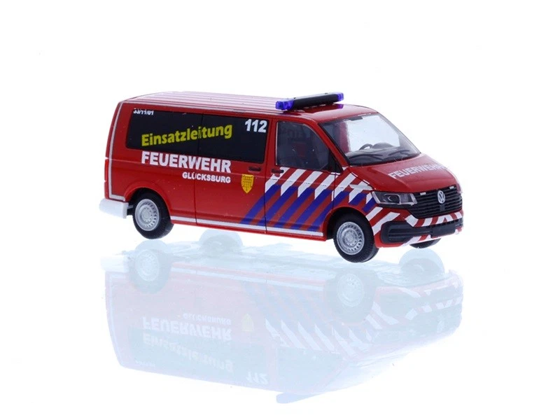 Rietze 53953 - 1/87 Volkswagen T6.1 FW Glücksburg - Nuovo - Immagine 1 di 1