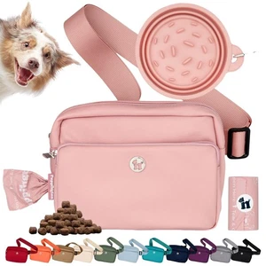 3-in-1 Crossbody & Dog Treat Pouch for Pet Training - Matching Compostable Po... - Picture 1 of 9