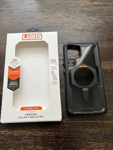 UAG Samsung Galaxy S25 Ultra Case 6.8" Kickstand Plasma XTE Rugged Black/Orange - Picture 1 of 13