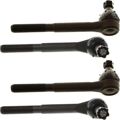 Tie Rod End For 88-99 Chevrolet K1500 Set of 4 Front Left and Right Inner Outer - Image 1 of 4