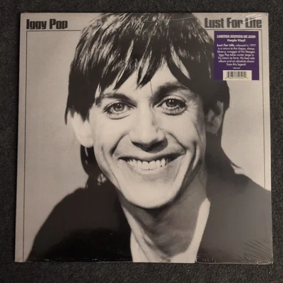 Iggy Pop - Lust For Life Purple VINYL LP (New/Sealed) 2016 4 Men with Beards - Image 1 of 4