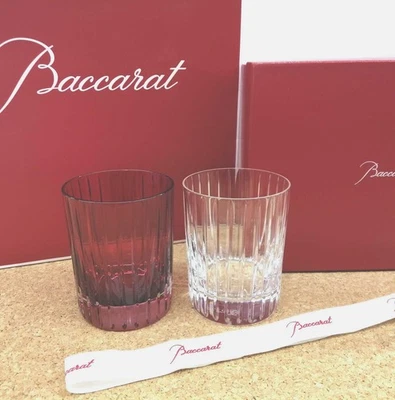 Baccarat Model number: Red & Clear Set Harmony Tumbler - Image 1 of 4