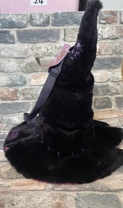 Harry Potter 15" Sorting Hat Plush Bag Black & Purple 2001 Warner Bros - Picture 1 of 9