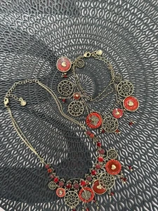 Dachbodenfund SCHMUCK ALT HALSKETTE plus ARMBAND SEHR SCHÖN - Bild 1 von 4