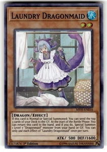 Yugioh! Laundry Dragonmaid - MYFI-EN016 - Super Rare - 1st Edition Near Mint, En - Picture 1 of 2