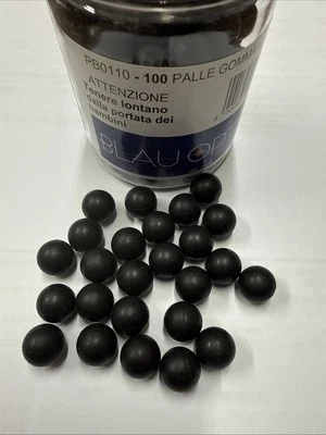 Palle in gomma cal. 50 per pistola hdr50 t4e chiappa blauoptik fionda paintball