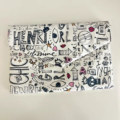 Bolsa de cosméticos Henri Bendel graffiti bolsa de maquillaje rara Foto 1 de 4