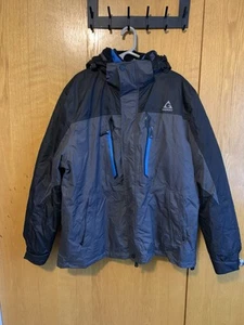 Mens 3in1 Gerry Gray And Black Hooded Jacket XXL - Picture 1 of 9
