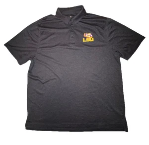 Louisiana State Tigers Shirt Herren XL NCAA Football Polo LSU Tigers grau schwarz - Bild 1 von 6