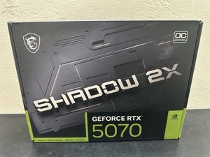 MSI nVidia GeForce RTX 5070 Shadow 2X OC 12GB Graphics Card Excellent! - Bild 1 von 9