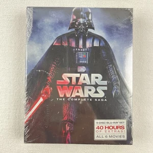 Star Wars: The Complete Saga (Blu-ray, 2011) with Slipcover Brand New Sealed - Picture 1 of 2