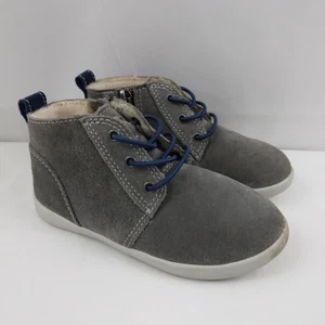 UGG Kristjan Chukka Toddler Boots Suede Zip Up Gray Zipper Shoes Size 9 - Picture 1 of 10