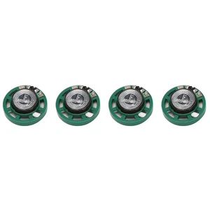 0.25 W 32 Ohm Plastic 4 Magnetic Speaker with 27 mm Diameter Green + Silver Q3X5 - Bild 1 von 8